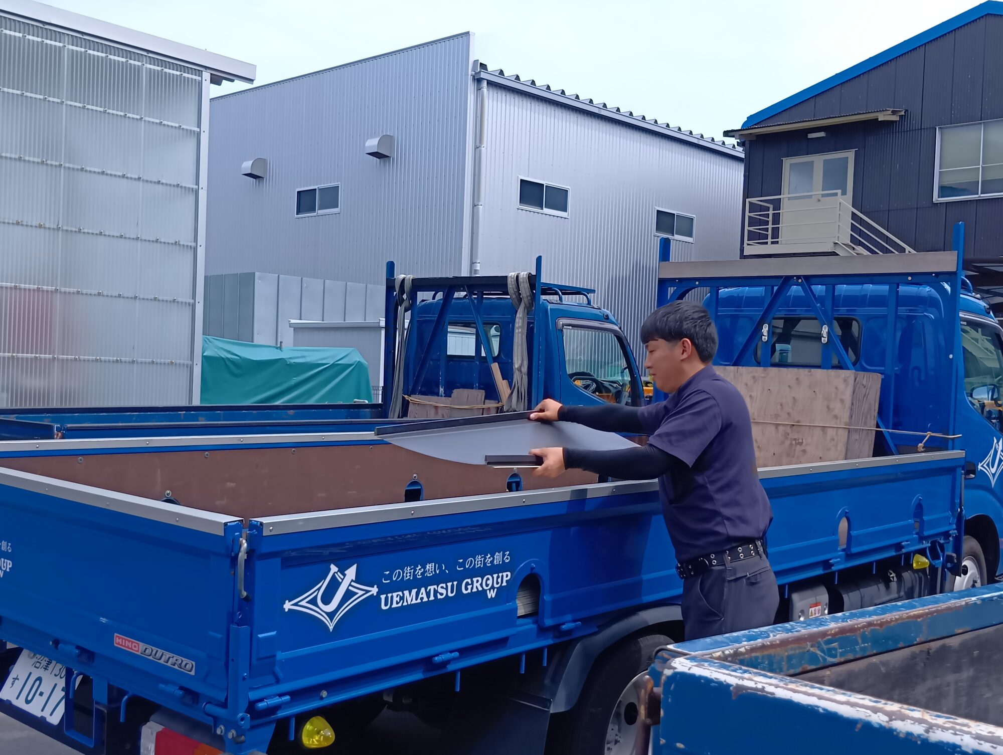 製品の積み込み