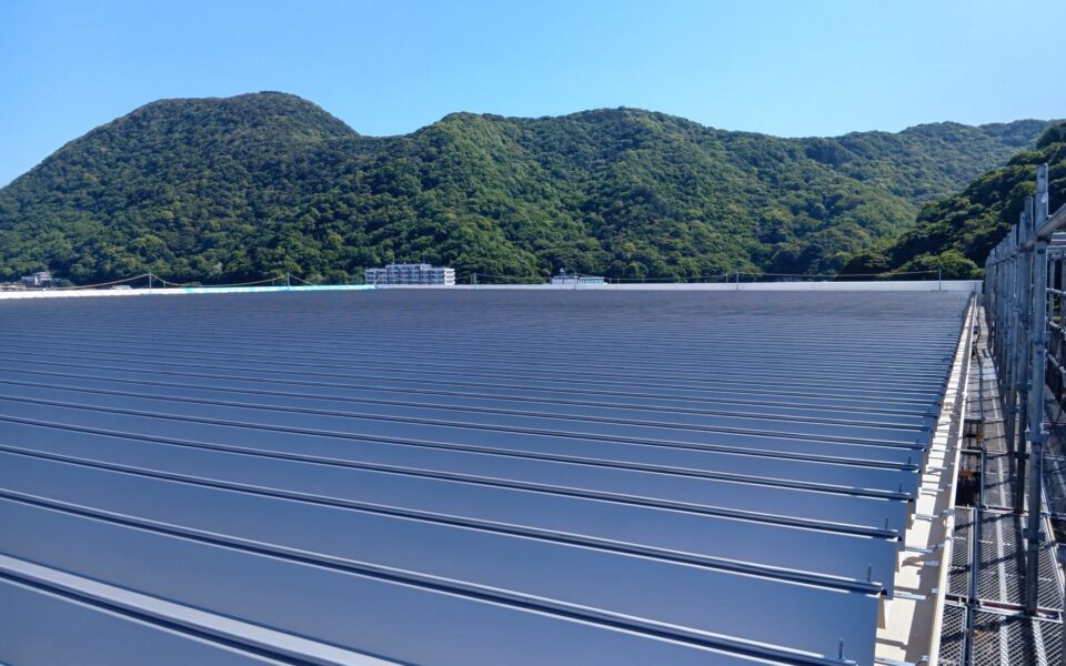 沼津市 冷凍倉庫 屋根改修工事