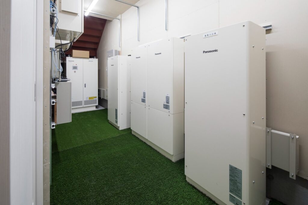 ZEB本社の蓄電設備